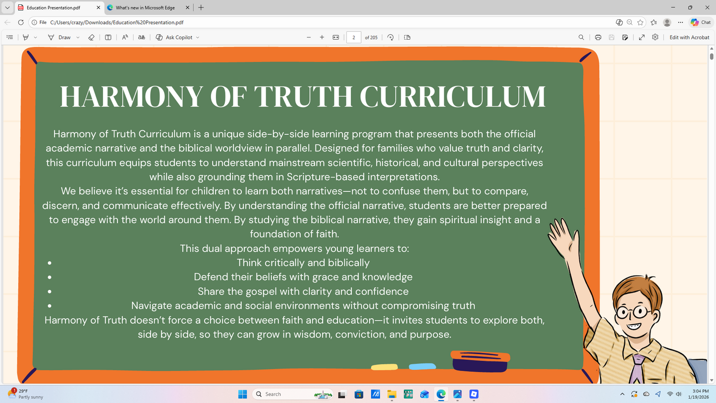 Harmony of Truth: Biblical Science & Biology Curriculum (Grades 3–5)