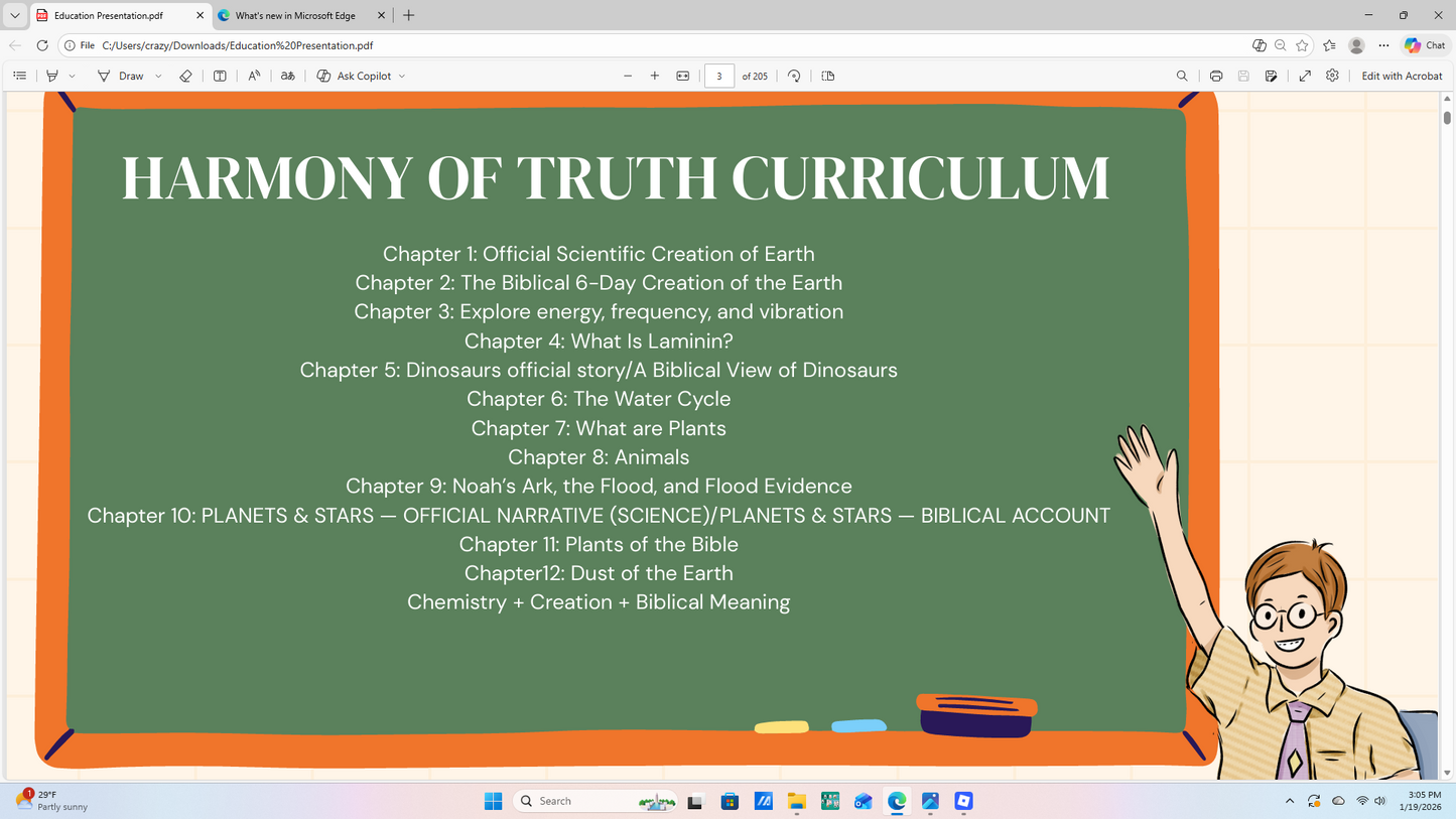 Harmony of Truth: Biblical Science & Biology Curriculum (Grades 3–5)